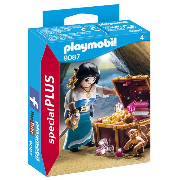 PLA9087 Playmobil pirata - 4,50€