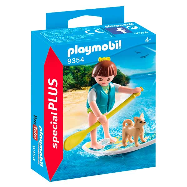 PLA9354 Playmobil paddle surf - 4,50€