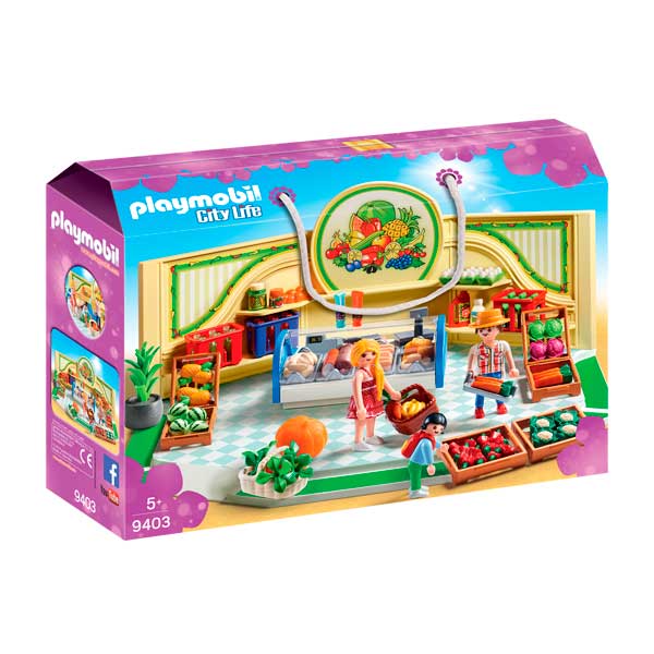 PLA9403 Playmobil botiga fuites i verdures - 29,95€